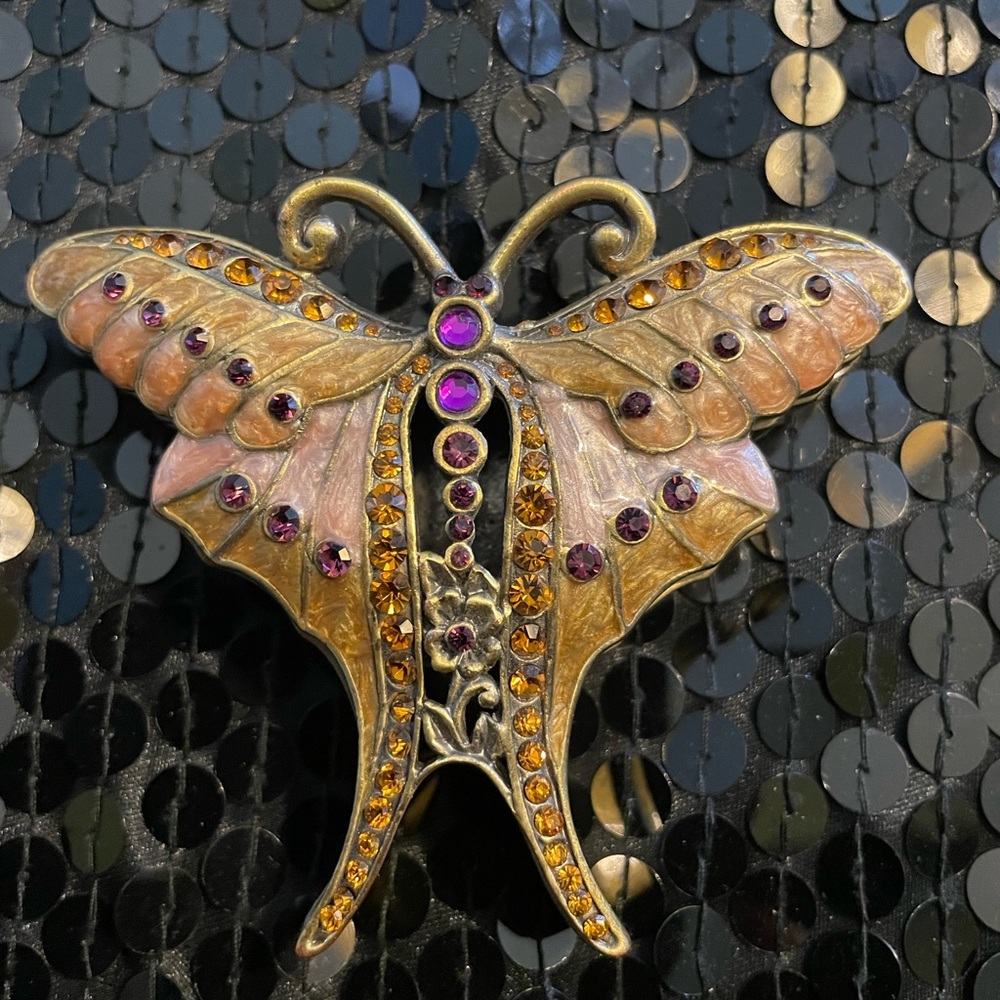 Butterfly Magnetic Trinket Box
